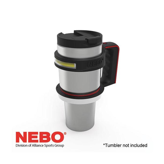 Nebo GLOW Ultimate Tumbler Handle - Light, Lantern, Handle for Tumbler The  NEBO GLOW Light + Handle not only makes your 30 oz. tumbler easier to hold  and carry, but also gives