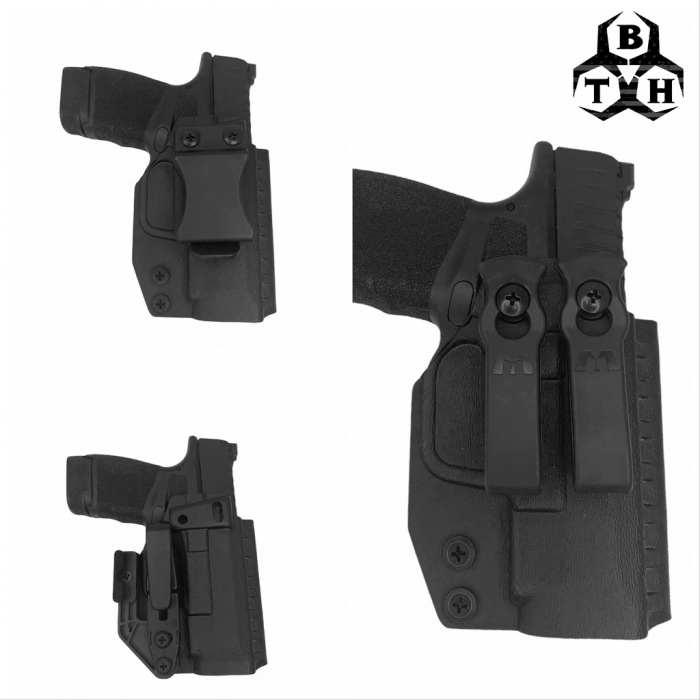 Bradford Tactical Holsters Standard IWB Inside the Waistband Holster  Standard Series Inside Waistband Holster This is our standard inside waistband  holster. This holster features a standard fold over mold injected clip.  There