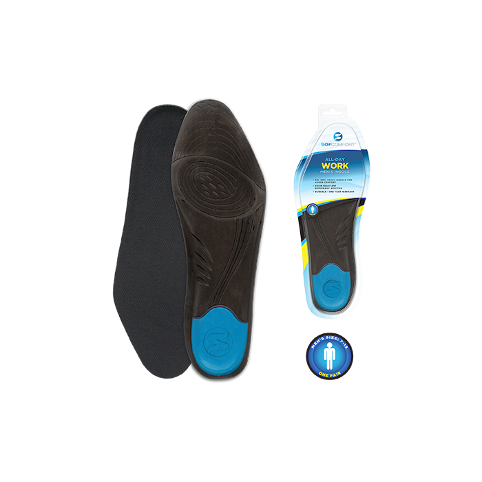Sof Comfort All Day Work Insoles - Men's DESIGNED TO DELIVER LONG ...