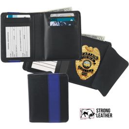 Strong Blue Line Deluxe Hidden Badge Wallet Cut 1114 Show your pride and  support for the law enforcement brotherhood with our new Blue Line Strong  series of wallets and badge cases. The