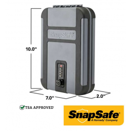 SnapSafe Treklite Lock Box w/TSA Combination Lock X-Large 75241 