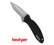 KERSHAW KEN ONION SCALLION ASSISTED FLIPPER KNIFE BLACK