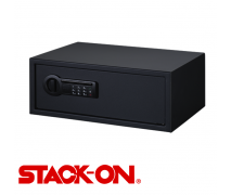 Stack On Extra Wide Safe w/Electronic Lock Black