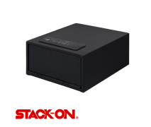 Stack On Quick Access Safe W/Electronic Lock Black 10x12x5