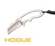 Hogue EX-F03 Neck Knife 2.25" Hawkbill Blade Tumble Finish 5.5" OAL Black Sheath