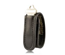 Boston Leather Belt Keeper w/ Key Pocket 1" Wide PlBl