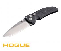 Hogue EX-03 3.5" Folder Drop Point Blade Knife, Matte Black
