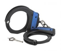 ASP Blue Line Chain Handcuffs Aluminum 