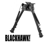 Blackhawk Adjustable Pivot Bipod, 9"-13", Black