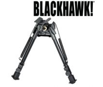 Blackhawk Adjustable Pivot and Traverse Bipod, 9"-13", Black