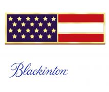 Blackinton American Flag Recognition Bar Gol-tone