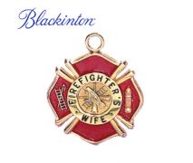 Blackinton Goldplate Firefighter - Wife Charm