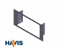 Havis Shield 1-Piece Bracket, 4" Space, Fits Motorola Spectra A9, W9, XTL5000 