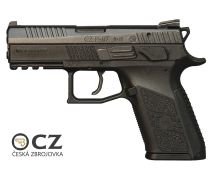 CZ P-07 Compact 9mm 3.8" 15+1 Stippled Grips Black