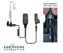 EAR PHONE CONNECTION - QUICK RELEASE EAR HAWK 1300 LAPEL MIC- MOTOROLA