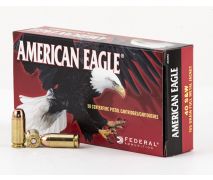 Federal American Eagle® 40 S&W 165 gr Full Metal Jacket 50/Box