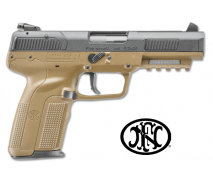 FNH 5-7 Pistol 5.7 FDE W/Adjustable Sight & (3) 20 Round Mags for LE