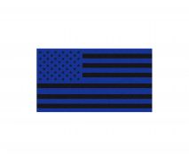 Frontline Blue Line US Flag Reflective 2.75" x 5" 