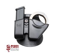 Fobus Combo Pouch for Double Stack Magazine and Chain Handcuffs (fits Glock and H&K USP)