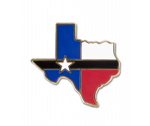 Texas Pin 1"x1" Red, White, & Blue with White Star