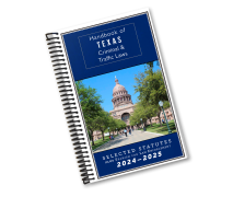 Pocket Press Handbook of Texas Criminal and Traffic Laws 24-25