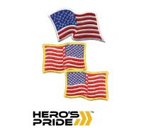 Hero's Pride Waving US Flags