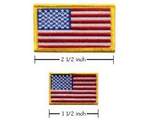 Hero's Pride Mini US Flag Patches