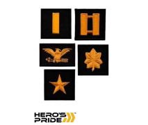 Hero's Pride Officer Rank Insignia 1 1/2” x 1 1/2”