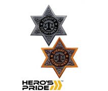 Hero's Pride Reflective Sheriff's Badge Patches