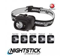 Nightstick Multi-Function LED Headlamp Black Body w/White Lights