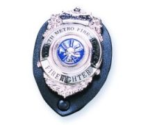 Strong Clip-On Badge Holder - Shield